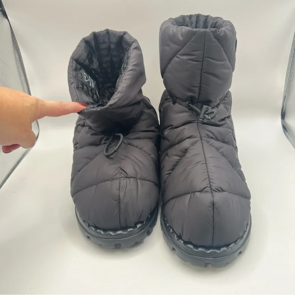 Prada Blow 19 Quilted Nylon Drawstring Boot